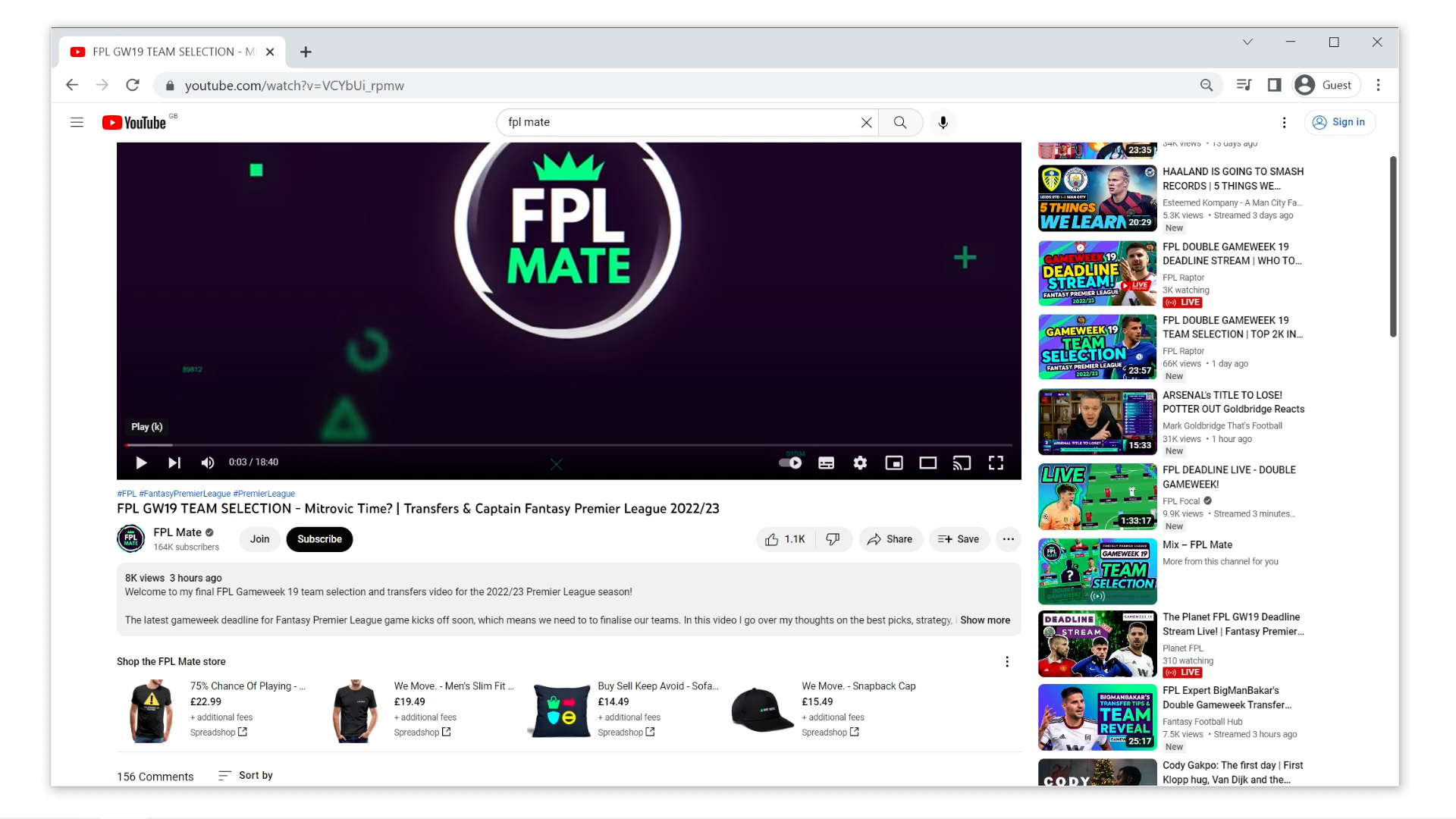 Spreadshop - FPL Mate