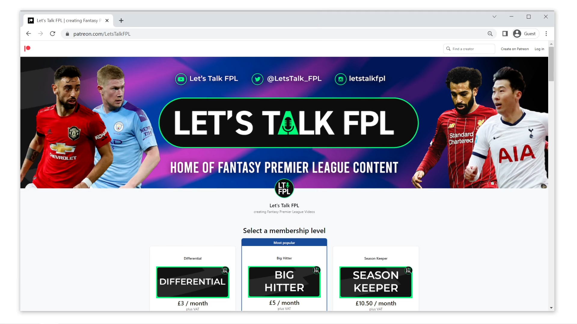 Patreo - Lets Talk FPL