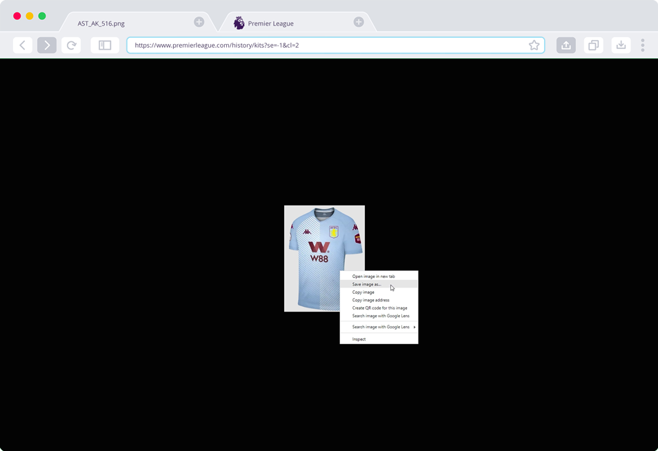 Premier League Football Kit