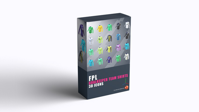 3D Premier League Goalkeeper Team Shirt (2021-22)