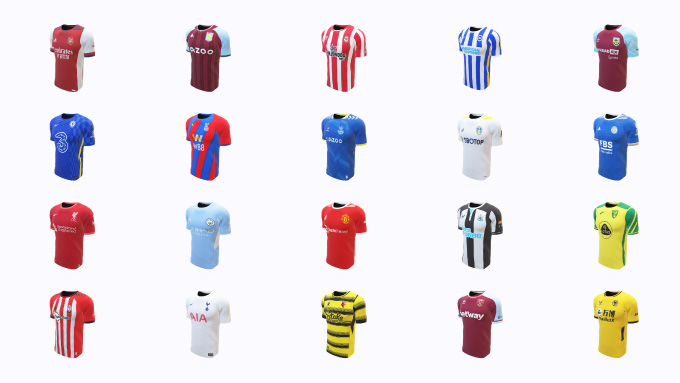 3D Premier League Team Shirt (2021-22)
