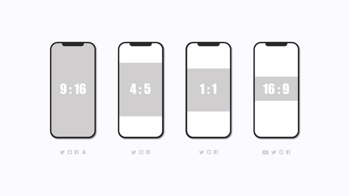 Template suitable for Instagram, Twitter, Facebook and YouTube