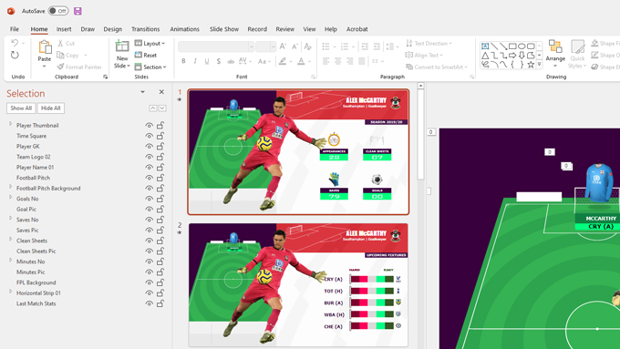 MS PowerPoint Layers 