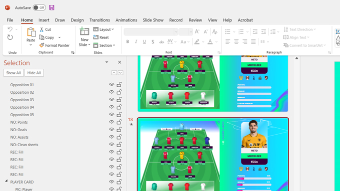 MS PowerPoint Selection Pane