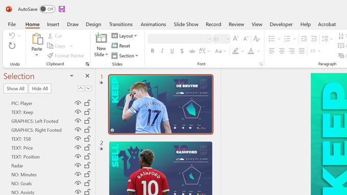MS PowerPoint Selection Pane